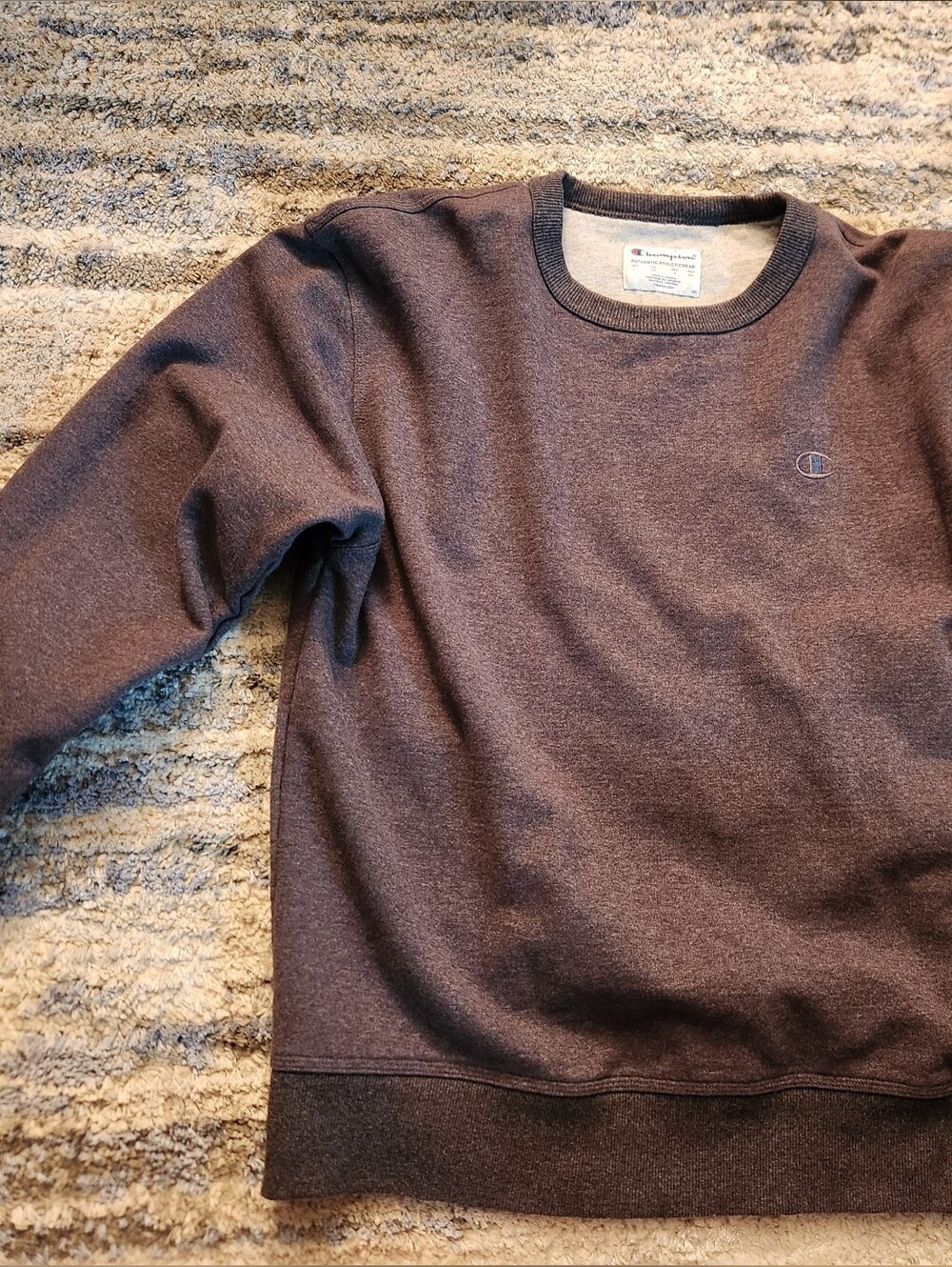 Women's Large CHAMPION Sweatshirt - Dark Gray